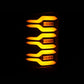 AlphaRex 14-18 GMC Sierra 1500/2500HD/3500HD LUXX-Series LED Tail Lights Blk w/Actv Light & Seq. Sig 630040 *Discontinued