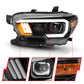 Anzo  16-17 Toyota Tacoma Projector Headlights w/ Plank Style Design