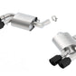 Borla 16-18 Chevy Camaro V8 SS AT/MT ATAK Rear Section Exhaust w/o Dual Mode Valves Ceramic Black 11921CB