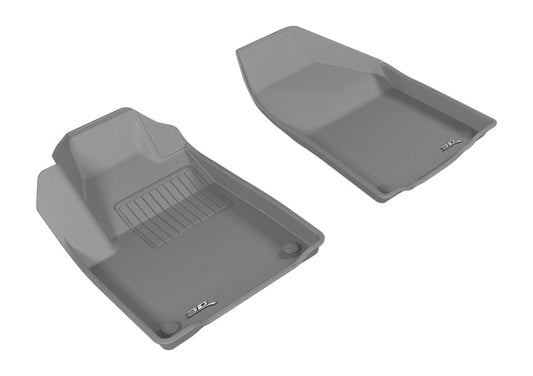 3D MAXpider 2015-2020 Jeep Cherokee Kagu 1st Row Floormat - Gray L1JP01511501