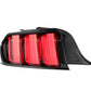 AlphaRex 15-23 Ford Mustang NOVA-Series Prismatic LED Tail Lights Black-Clear 655020 *Discontinued