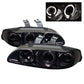Spyder Honda Civic 92-95 2/3DR 1PC Projector LED Halo Amber Reflctr Smke PRO-YD-HC921P-23D-AM-SMC 5010865