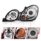 Anzo 1998-2005 Lexus Gs300 Projector Headlights w/ Halo Chrome