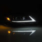 AlphaRex 11-21 Toyota Sienna PRO-Series Proj Headlights Plank Style Black w/Seq Signal/DRL 880764 *Discontinued