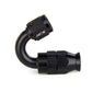 HPS Performance Products Compression Teflon Hose End to AN Female for Stainless Steel Reinforced PTFE Hose, Aluminum, Black