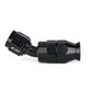 HPS Performance Products Compression Teflon Hose End to AN Female for Stainless Steel Reinforced PTFE Hose, Aluminum, Black