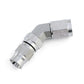 HPS Performance Products Compression Teflon Hose End to AN Female for PTFE Hose, Stainless Steel