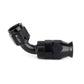 HPS Performance Products Compression Teflon Hose End to AN Female for Stainless Steel Reinforced PTFE Hose, Aluminum, Black