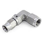 HPS Performance Products Compression Teflon Hose End to AN Female for PTFE Hose, Stainless Steel