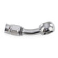 HPS Performance Products Compression Teflon Hose End to AN Female with 10mm Banjo for PTFE Hose, Stainless Steel