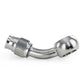 HPS Performance Products Compression Teflon Hose End to AN Female with 10mm Banjo for PTFE Hose, Stainless Steel