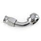 HPS Performance Products Compression Teflon Hose End to AN Female with 10mm Banjo for PTFE Hose, Stainless Steel