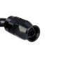 HPS Performance Products Compression Teflon Hose End to AN Female for Stainless Steel Reinforced PTFE Hose, Aluminum, Black