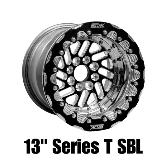 Belak Wheels Belak 13x10 / 5in BS / 4x100 BP / High Pad / Series Twisted Wheel - Double Beadlock 13104100ST5BS-DBL