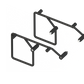 Burly Brand Voyager Saddlbag Mount Kit B15-1070B