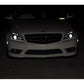 Spyder Mercedes Benz C-Class 08-11 Projector Headlights Halogen - DRL Blk PRO-YD-MBW20408-DRL-BK 5042262