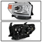 SPYDER xTune 14-17 Toyota Tundra DRL LED Light Bar Projector Headlights - Chrome (PRO-JH-TTU14-LB-C) 9043048