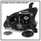 SPYDER xTune 13-15 Nissan Sentra DRL LED Light Bar Proj Halogen Headlights - Blk Smoke (PRO-JH-NS13-LB-BSM) 9042973
