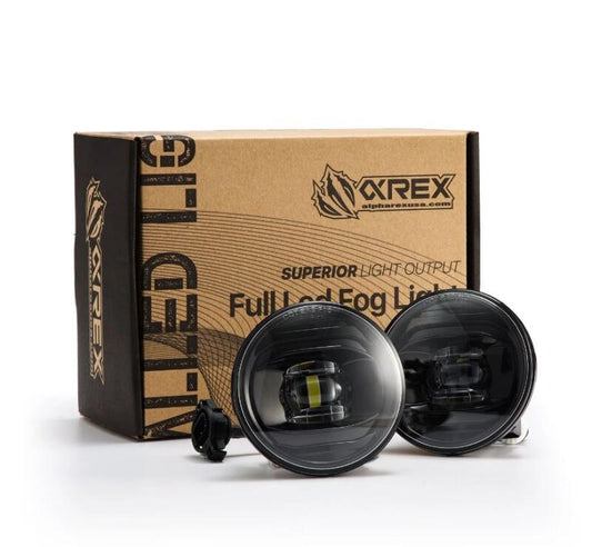 AlphaRex Universal Chevrolet/GMC/Pontiac DoubleTap Dual Color LED Projector Fog Lights - White/Amber 210007 *Discontinued