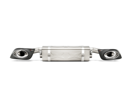 Akrapovic 14-15 Porsche 911 Turbo/Turbo S (991) Slip-On Line (Titanium) w/ Carbon Titanium Tips S-PO991TSO-HT