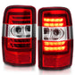 ANZO 2000-2006 Chevrolet Tahoe LED Tail Lights w/ Red Lens Chrome Housing 311364