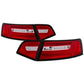 Spyder 09-12 Audi A6 LED Tail Lights - Red Clear (ALT-YD-AA609-LED-RC) 5085191