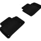 3D MAXpider 2007-2012 Lexus LS460 Kagu 2nd Row Floormats - Black L1LX03821509
