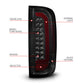 ANZO 15-21 GMC Canyon Full LED Tail Lights w/ Red Lightbar Black Housing Smoke Lens 311435