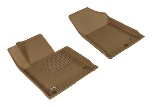 3D MAXpider 2015-2020 Hyundai/Kia Sonata/Sonata Hybrid/Optima Kagu 1st Row Floormat - Tan L1HY05111502