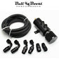 Universal Performance Oil Catch Can 2 Port -10AN Breather 750mL Baffle Tank