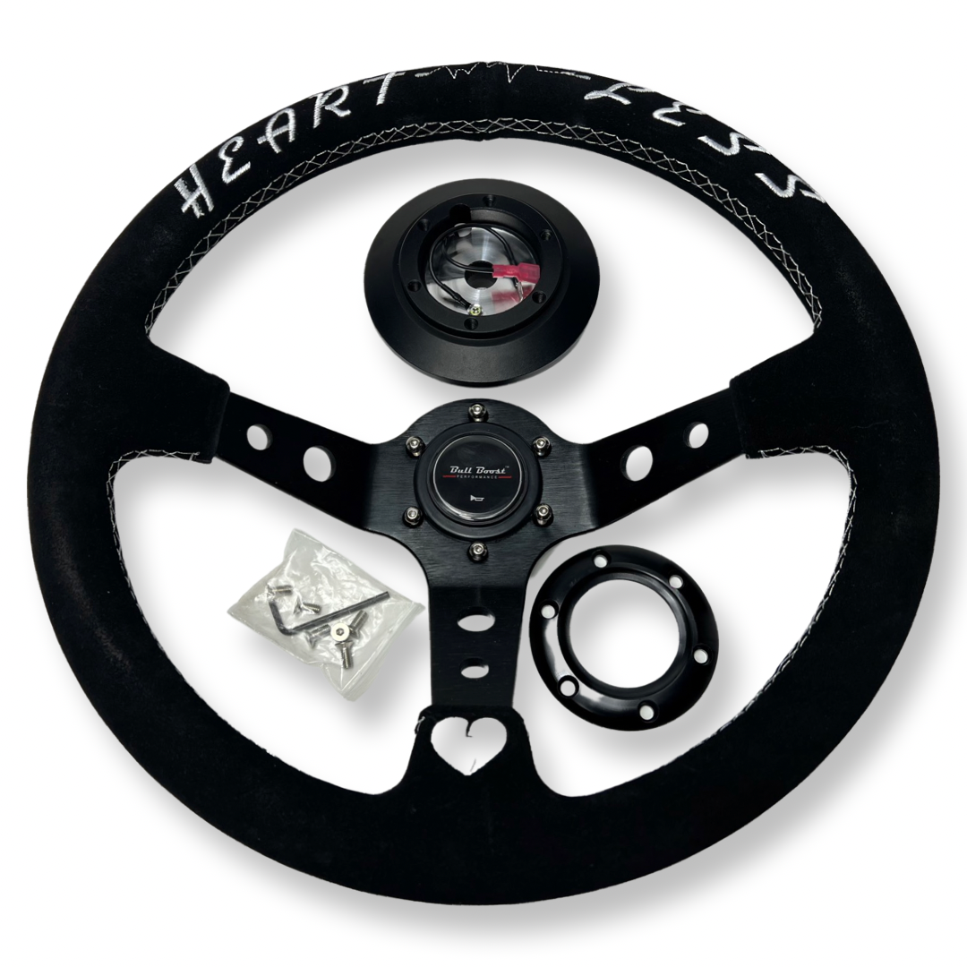 Suede Steering Wheel Short Hub Adapter Kit For Nissan 200X S13 S14 SR20 KA24