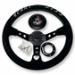 JDM Deep Dish Steering Wheel + Short Hub Adapter Kit For Honda Acura