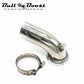 Stainless Downpipe Elbow 90° Holset Turbo HY35 HX HE351 V-band Flange Clamp