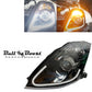 2003-2009 Nissan 350Z Z33 Fairlady Smoke LED "HID Type" DEPO Headlights