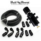 Universal Performance Oil Catch Can 3 Port -10AN Breather 750mL Baffle Tank