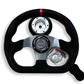 Racing Steering Wheel + Quick Release Short HUB Adapter For Nissan 350Z 370Z
