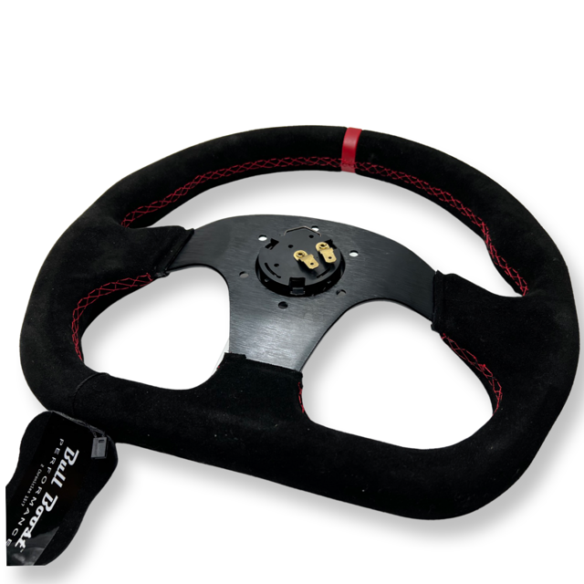 Suede Leather Steering Wheel + Hub Adapter Kit For Scion xB, TC, xD, xA