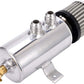Universal Polished Oil Catch Can 2 Port -10AN Breather 750mL Baffle Tank