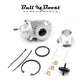 SQV TYPE2 TURBO-TURBOCHARGER 1-30 PSI ADJUSTABLE BLOW OFF VALVE BOV+ADAPTER