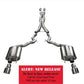 Corsa Performance 15-16 Ford Mustang GT Convertible 5.0L V8 Polished Sport Cat-Back Dual