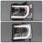 Spyder GMC Sierra 1500/2500/3500 07-13 V2 Projector Headlights - Chrome PRO-YD-GS07V2-LBDRL-C 5083647