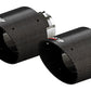 Borla 15-24 Dodge Charger V8 / 2023 Chrysler 300C T-304 SS Tips 5in Outlet - Carbon / Black Anodized 60729CFBA