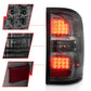 ANZO 2014-2018 GMC Sierra LED Tail Lights Black Housing Smoke Lens 311398