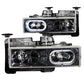 Anzo Carbon Fiber Crystal Headlights 1988-1998 Chevrolet C1500