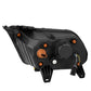 AlphaRex 10-12 Ford Mustang NOVA-Series LED Proj. Headlights Alpha-Blk w/Activ Lght & Seq.Sig SB DBL 880490 *Discontinued