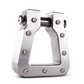 Body Armor 4x4 Mega D-Ring Machined Silver Single 5141-M