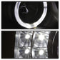SPYDER xTune Chevy Silverado 03-06 Projector Headlights 4pcs - LED Halo - Black PRO-JH-CSIL03-SET-BK 9036774