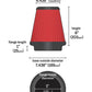 AEM Induction AEM 5in Dryflow Air Filter with 8in Element 21-2075DK