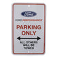 Ford Racing Ford Performance Parking Only Sign M-1827-PARK