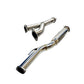 ISR Performance GT Single Exhaust - Hyundai Genesis Coupe 3.8 - Burnt Tip IS-GT-GEN38-BT